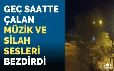 Düğünde Geç Saatte Çalan Müzik Ve Silah Sesleri Bezdirdi!