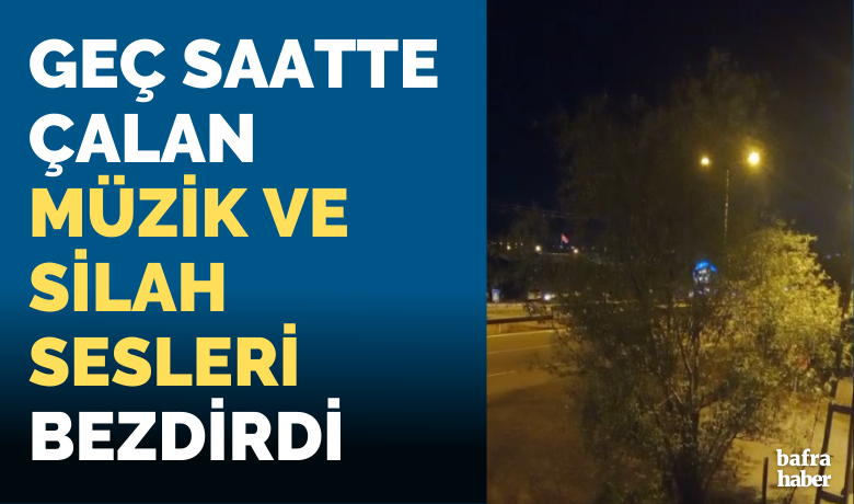 Düğünde Geç Saatte Çalan Müzik Ve Silah Sesleri Bezdirdi!