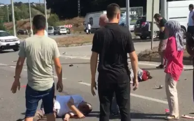 Motosiklet Kazası: 2 Yaralı