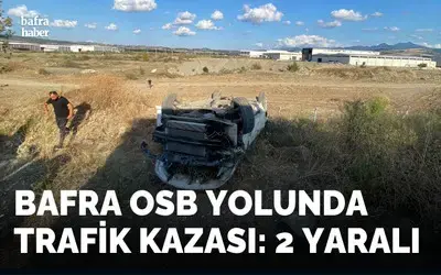 Bafra Osb Yolunda Trafik Kazası: 2 Yaralı