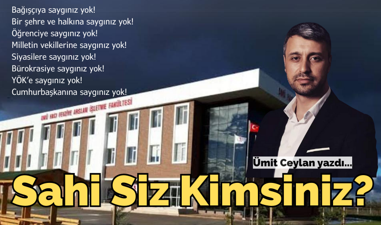 Sahi, siz kimsiniz?