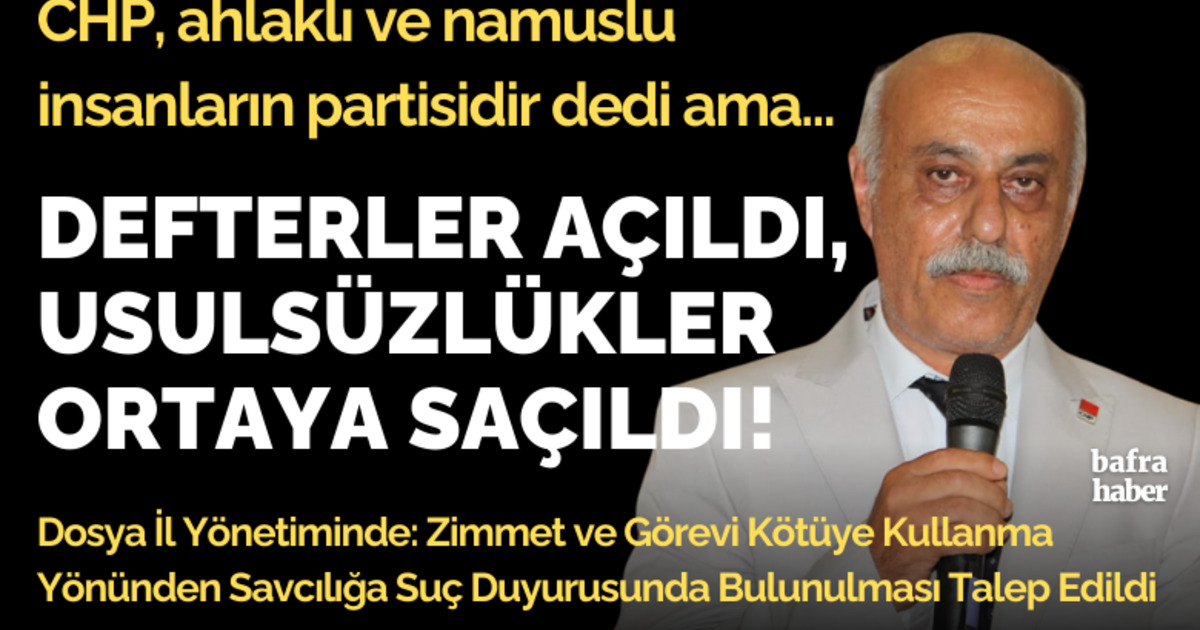 Vahit Perçin Dönemi Defterler Açıldı, Usulsüzlükler Ortaya Saçıldı!