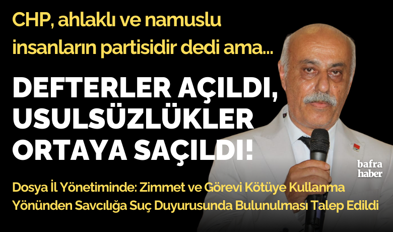 Vahit Perçin Dönemi DefterlerAçıldı, Usulsüzlükler Ortaya Saçıldı!