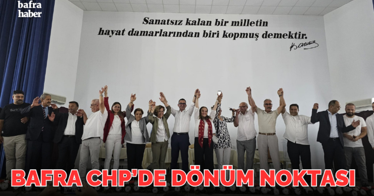 Serkan Dönüm CHP'nin Yeni Bafra İlçe Başkanı Seçildi