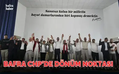Serkan Dönüm CHP'nin Yeni Bafra İlçe Başkanı Seçildi