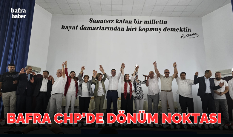 Serkan Dönüm CHP'nin YeniBafra İlçe Başkanı Seçildi