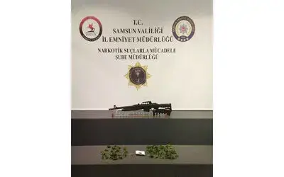 Kubar esrar ve tüfekle yakalanan şahıs tutuklandı
