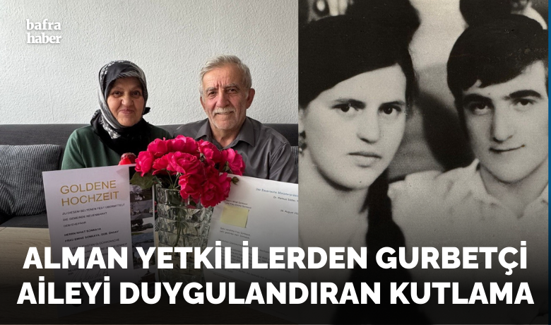 Alman yetkililerden gurbetçiaileyi duygulandıran kutlama