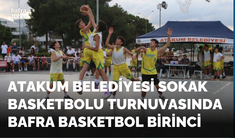 Atakum’da basketbol şöleni - Samsun’da Atakum Belediyesi ev sahipliğinde, gençleri spora teşvik etmek amacıyla düzenlenen Sokak Basketbolu Turnuvası gerçekleştirildi. 140 sporcu ve 35 takımın mücadele ettiği turnuvada finalistler, eğitim bursu ile ödüllendirildi.