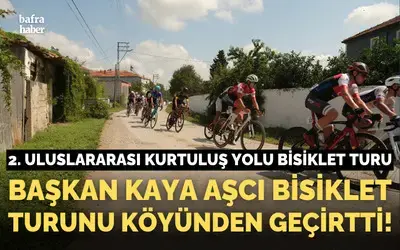 Başkan Kaya Aşcı Bisiklet Turunu Köyünden Geçirtti!