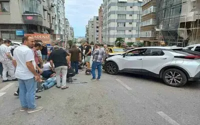 Samsun’da otomobil ile motosiklet çarpıştı: 1 yaralı
