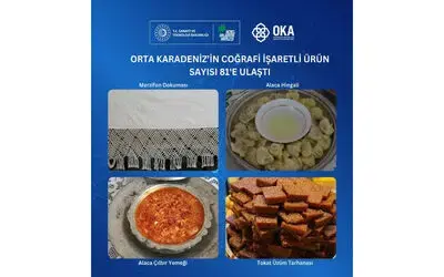 Orta Karadeniz’in coğrafi işaret tescilli ürün sayısı 81’e ulaştı
