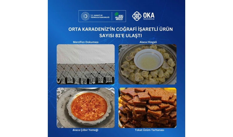 Orta Karadeniz’in coğrafi işarettescilli ürün sayısı 81’e ulaştı - Orta Karadeniz Bölgesi’nde (Amasya, Çorum, Samsun ve Tokat) coğrafi işaret tescilli ürün sayısı 81’e ulaştı.