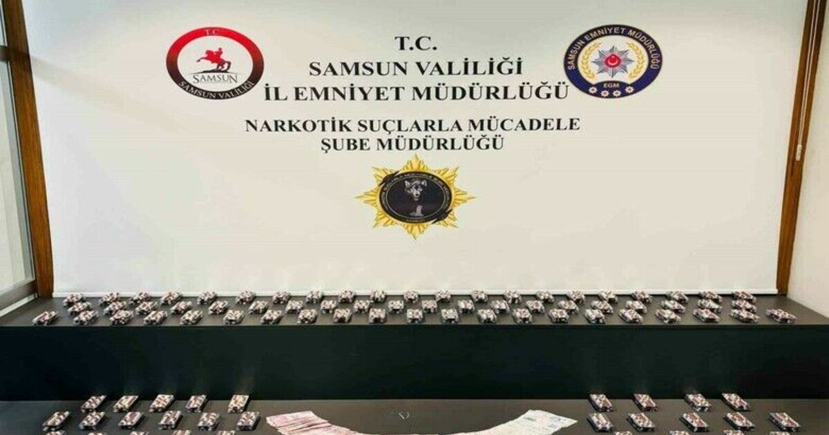 Samsun’da uyuşturucu operasyonu: 3 gözaltı
