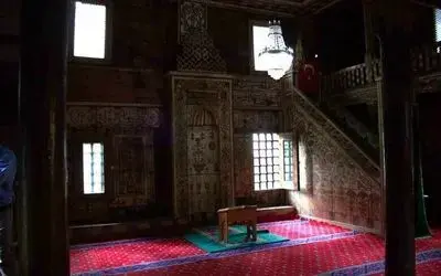 400 yıllık cami, ebru sanatına ilham oldu
