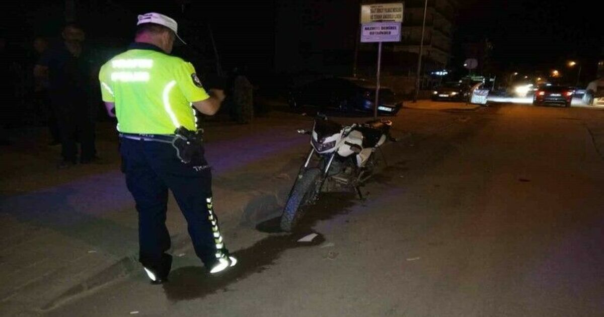 Otomobil ile motosiklet çarpıştı: 1 yaralı
