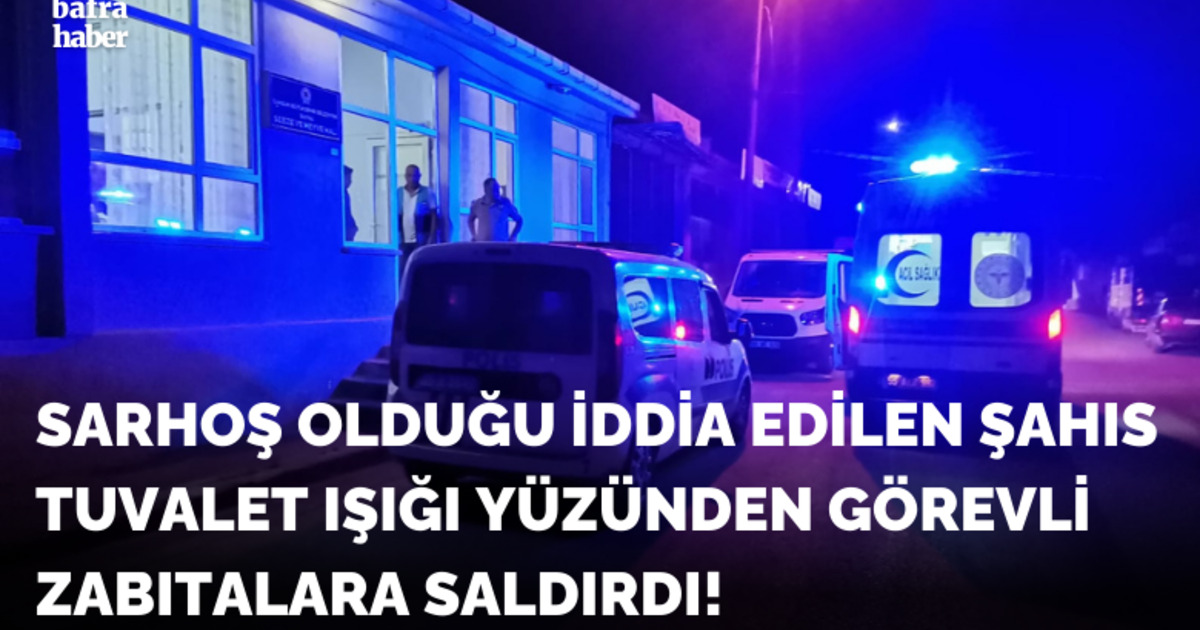 Sarhoş Şahıs Görevli Zabıtalara Saldırdı!