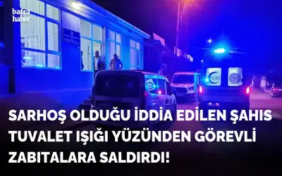 Sarhoş Şahıs Görevli Zabıtalara Saldırdı!