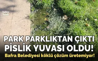 Park Parklıktan Çıktı Pislik Yuvası Oldu