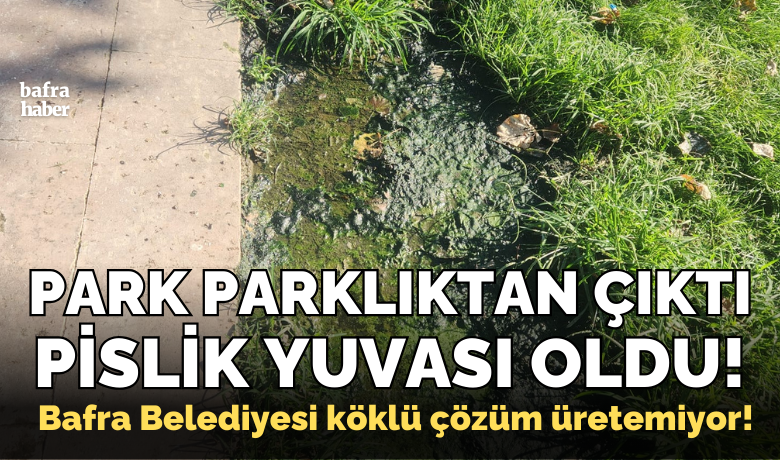 Park Parklıktan Çıktı Pislik Yuvası Oldu
