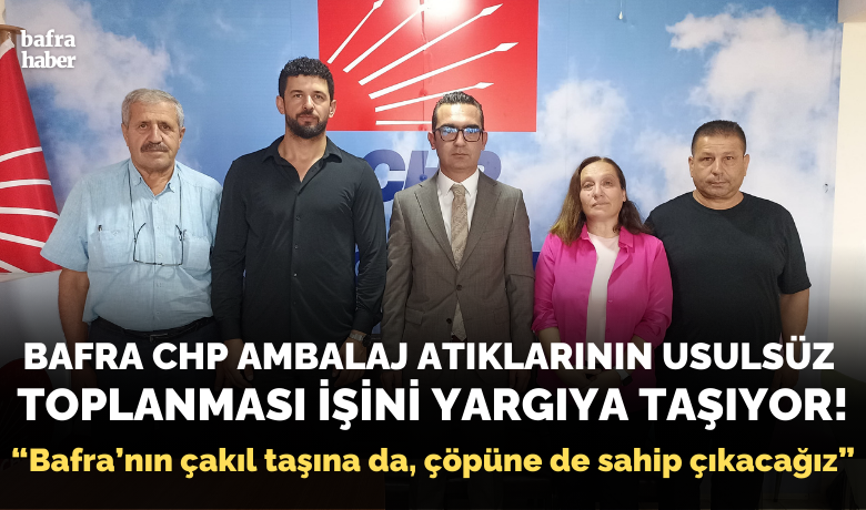 Bafra Chp, Ambalaj AtıklarınınUsulsüz Toplanmasını Yargıya Taşıyor! - Cumhuriyet Halk Partisi (CHP) Bafra Belediye Meclis Üyesi Turgay Bayrak, Bafra Belediyesi'nin ambalaj atıklarının toplanması işini protokol ile bir firmaya vermesini yargıya taşıyacak.