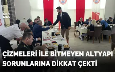 Çizmeleri İle Bitmeyen Altyapı Sorunlarına Dikkat Çekti