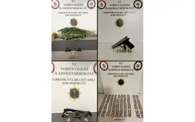 Samsun’da uyuşturucu operasyonu: 10 gözaltı

