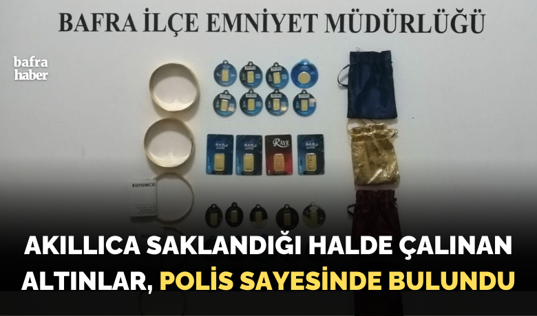 Tatile giderken çalınmasın diyebacaya sakladığı altını çaldılar