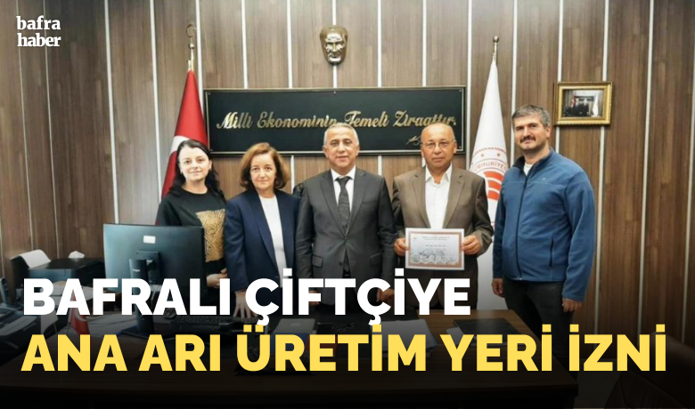 Samsun’a ‘ana arı üretim yeri izni’ verildi