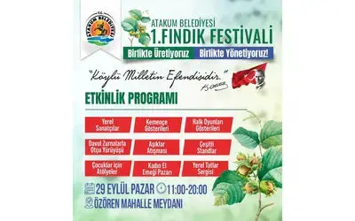 Atakum Belediyesi’nden 1. Fındık Festivali
