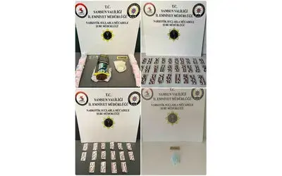 Samsun’da uyuşturucu operasyonu: 5 gözaltı
