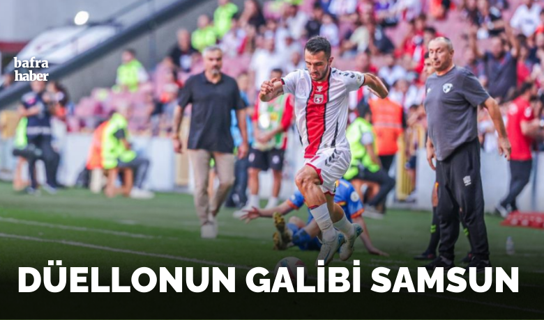 Düellonun galibi Samsunspor