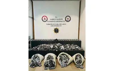 Samsun’da 92 bin 400 adet sentetik ecza ele geçirildi
