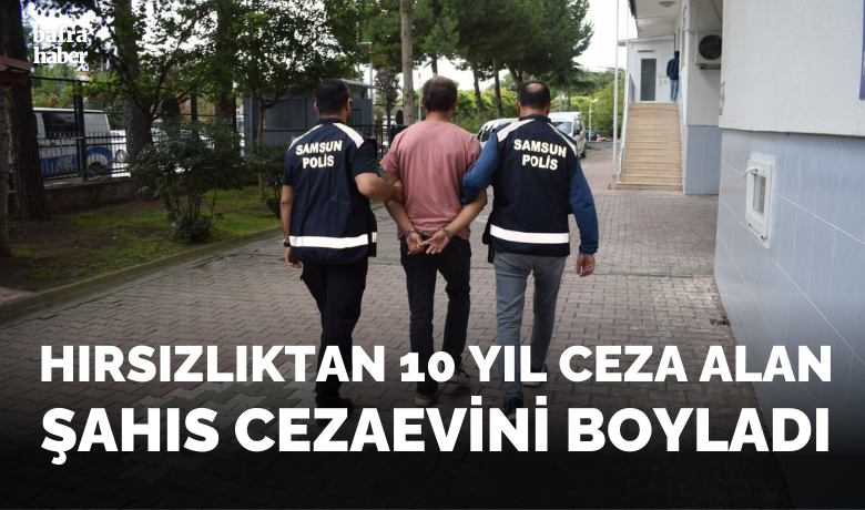 Bafra’da hırsızlık suçundan aranan şahıs yakalandı