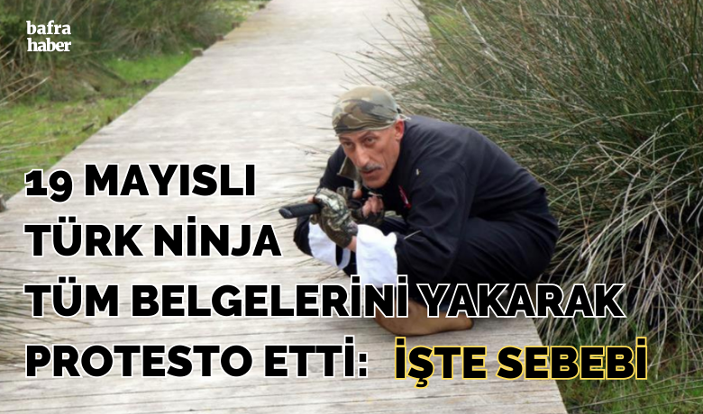 15 doktoralı, 200 sertifikalı Türk Ninja,tüm antrenör ve hakemlik belgelerini yırttı