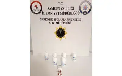 Samsun’da 371 sentetik ecza ele geçirildi
