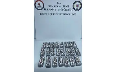 Samsun’da 1270 adet sentetik ecza ile yakalanan 4 kişi gözaltına alındı
