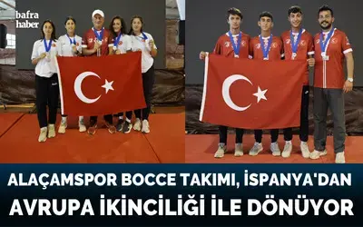 Alaçamspor Bocce Takımı, İspanya'dan Avrupa İkinciliği İle Dönüyor