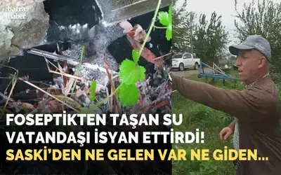Foseptikten Taşan Su Vatandaşı İsyan Ettirdi!