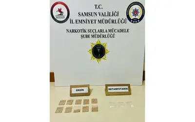 Samsun’da genç kadın uyuşturucuyla yakalandı
