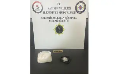 Samsun’da 730 gram metamfetamin ele geçirildi
