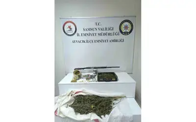 Samsun’da 2,5 kilo esrarla yakalanan şahıs gözaltına alındı
