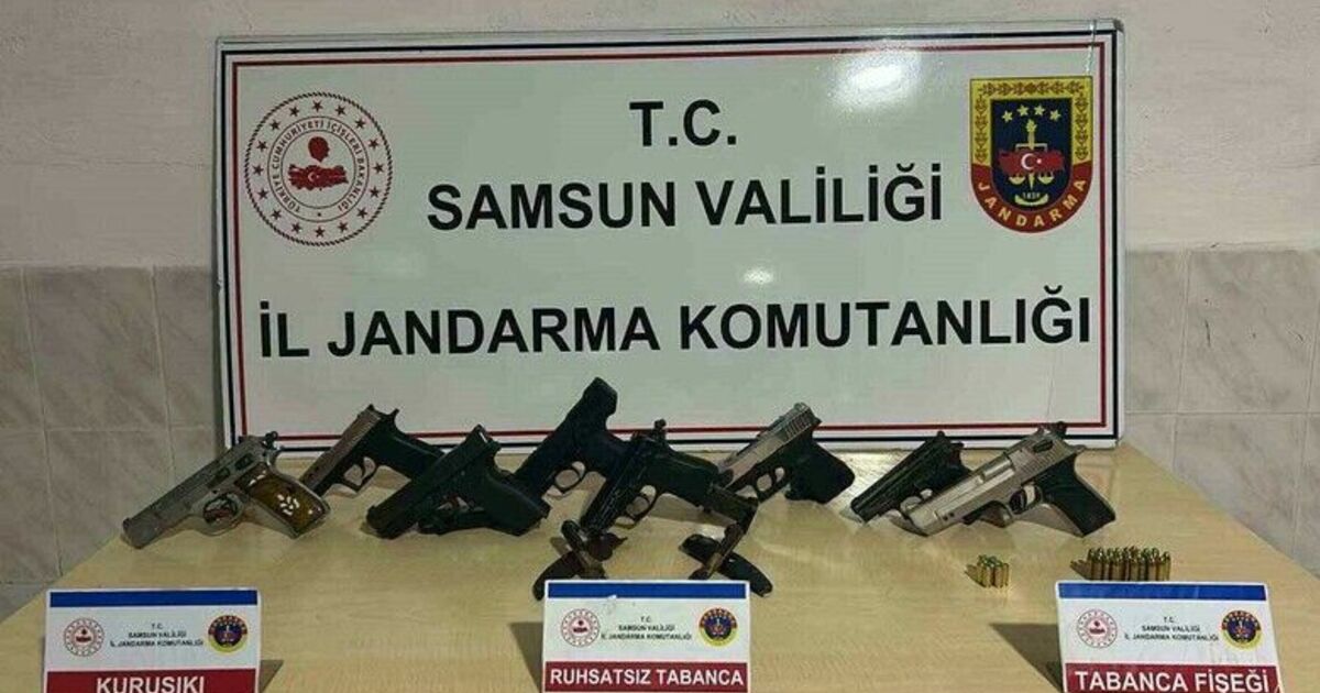 Düğünde silahla havaya ateş açan 6 kişi jandarma tarafından yakalandı