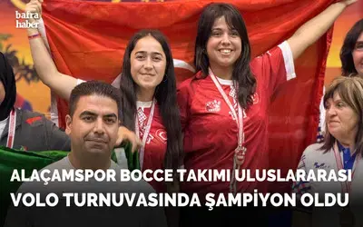 Alaçamspor Bocce Takımı Uluslararası Volo Turnuvasında Şampiyon Oldu