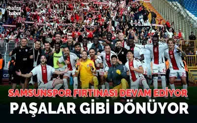 Samsunspor Deplasmandan Paşalar Gibi Dönüyor