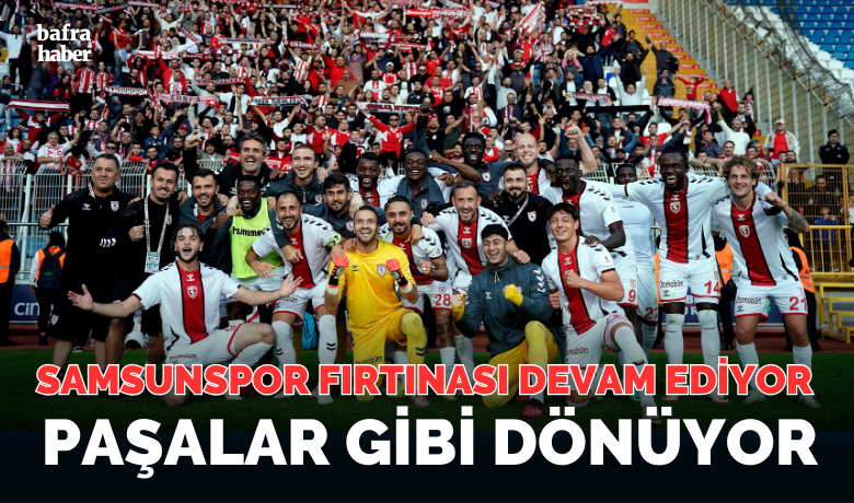 Samsunspor Deplasmandan Paşalar Gibi Dönüyor