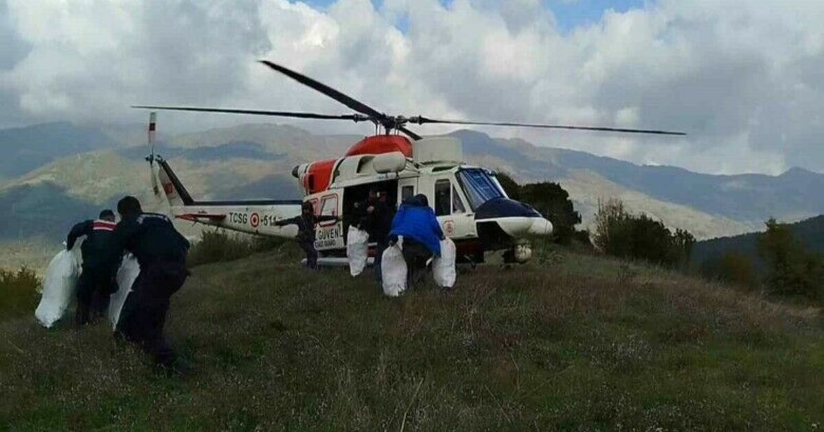 Bafra'da helikopter destekli uyuşturucu operasyonu