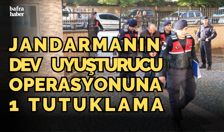 Jandarmanın dev operasyonuna 1 tutuklama - Samsun’un Bafra ilçesinde, Samsun İl Jandarma Komutanlığı ekiplerinin helikopter destekli operasyonunda 146 kilo kubar esrar ele geçirildi. Olayla ilgili gözaltına alınan şüphelilerden biri tutuklandı.