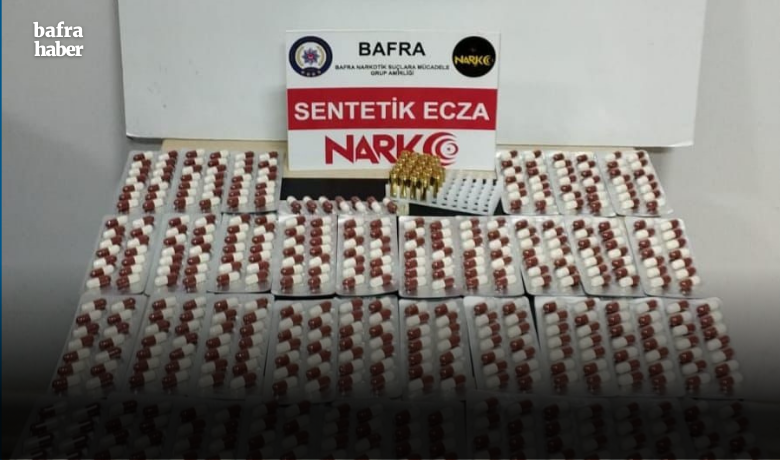 Bafra’da 560 adet uyuşturucu hap ele geçti - Samsun’un Bafra ilçesinde 560 adet uyuşturucu hapla yakalanan bir kişi gözaltına alındı.