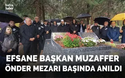 Efsane Başkan Muzaffer Önder Mezarı Başında Anıldı
